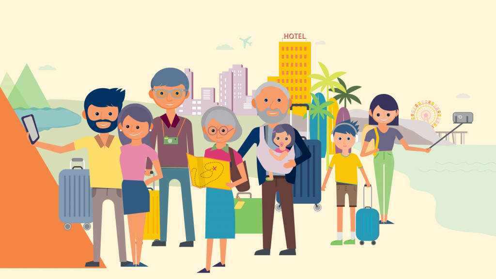 A group of people holding a sign.